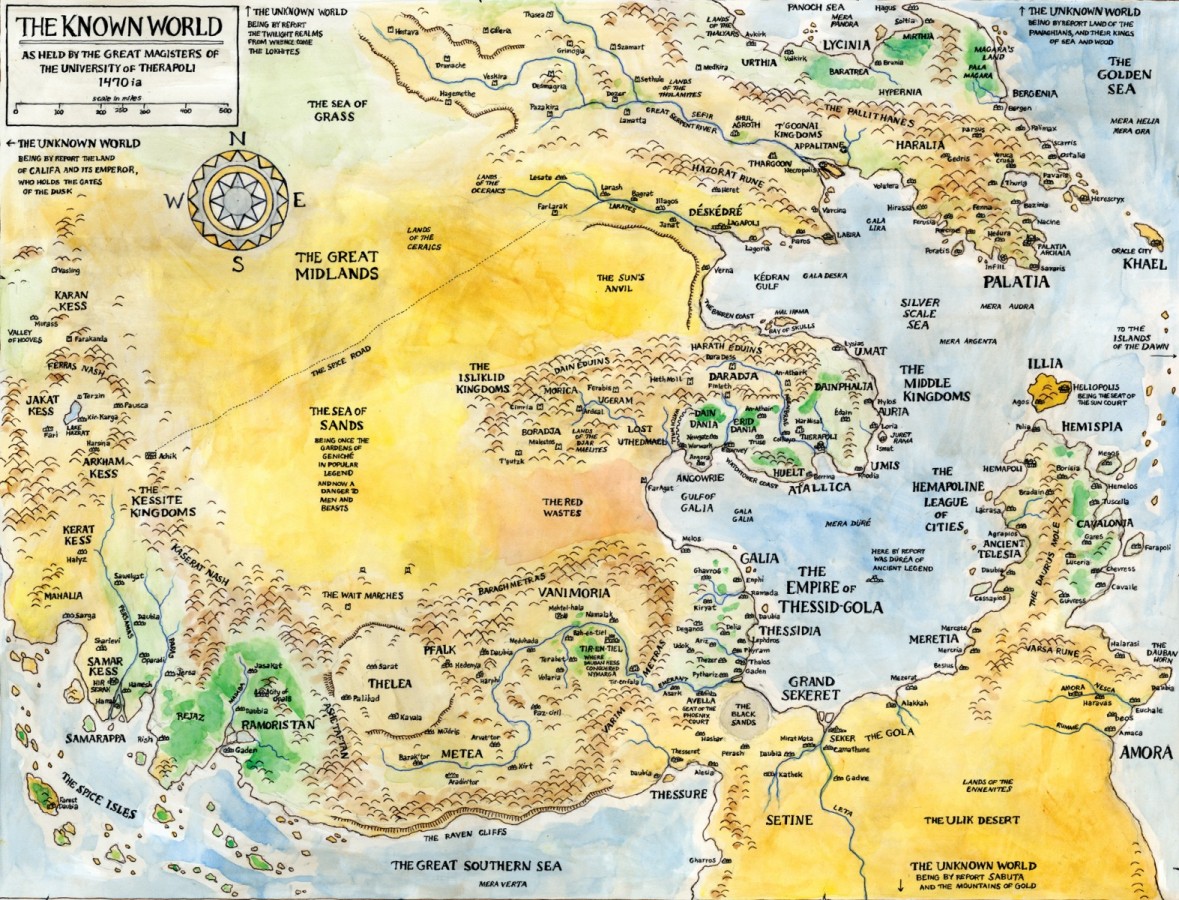 35 Map Of The Known World Maps Database Source
